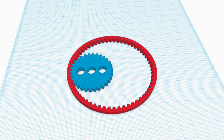 3D design Simple spirograph - Tinkercad