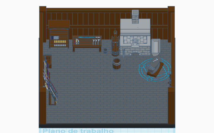 3D design Blacksmith's Forge - Tinkercad