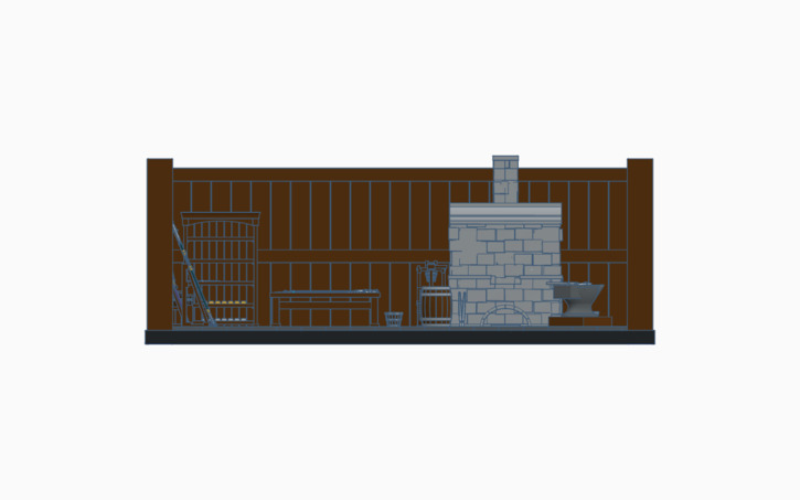 3D design Blacksmith's Forge - Tinkercad