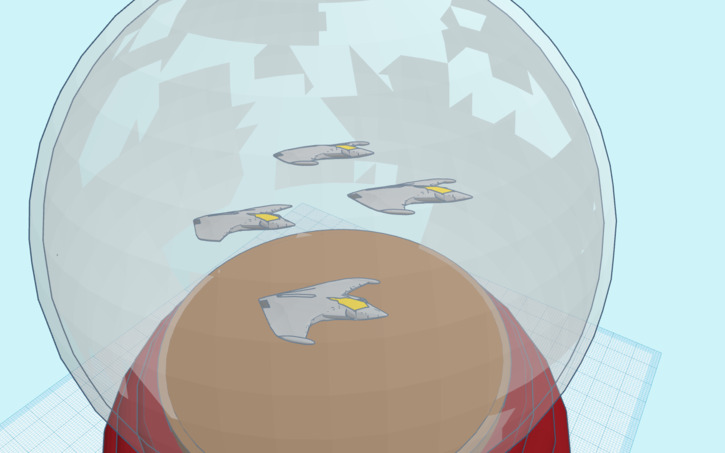 3D design Snow Globe challenge entry - Tinkercad