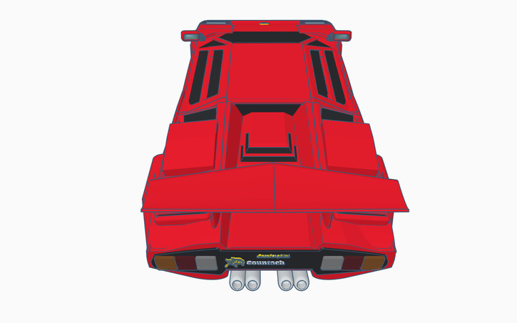 Lamborghini Countach 25th Anniversary Edition - Tinkercad