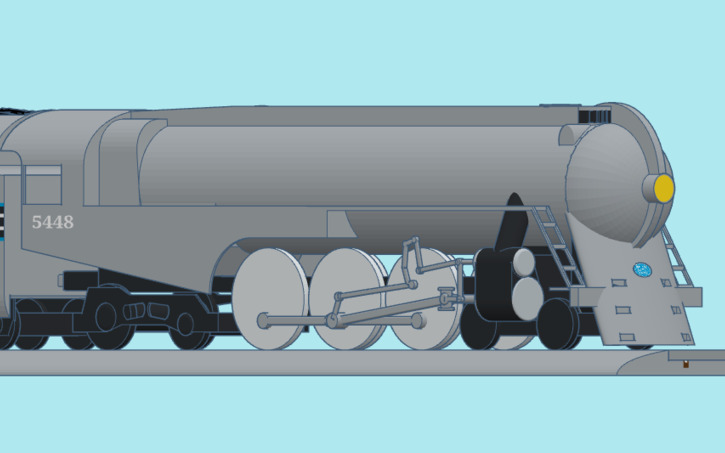 UPDATE Streamlined NYC J3a Dreyfuss Hudson - Tinkercad