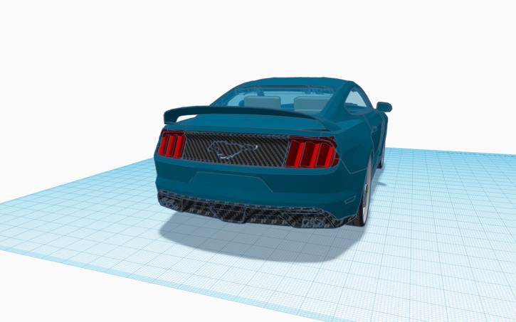 3D design another mustang - Tinkercad