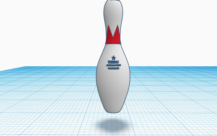 3d Design Scale Accurate Brunswick Max Bowling Pins Tinkercad