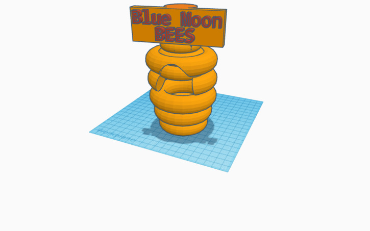 3D Design Bee Hive 🐝 | Tinkercad