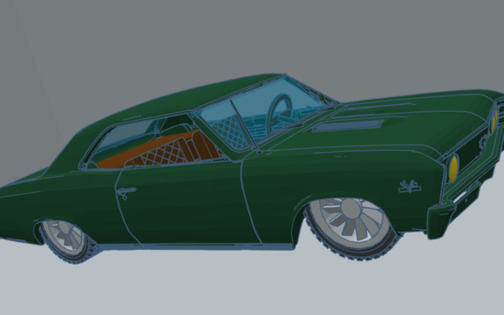 3D design custom 1967 chevy - Tinkercad