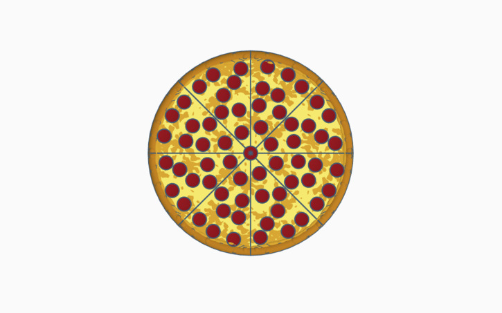 3D design Pepperoni Pizza #TinkerTogether - Tinkercad