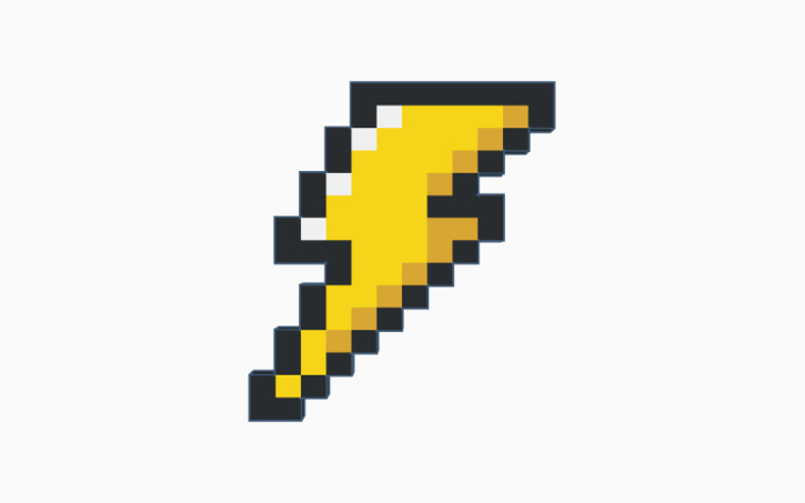 Pixel Lightning | Tinkercad