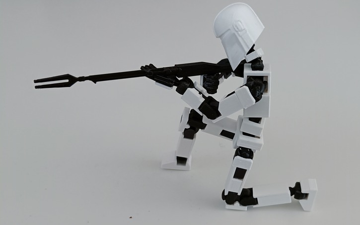 3D design Lucky-13 mandalorian rifle - Tinkercad