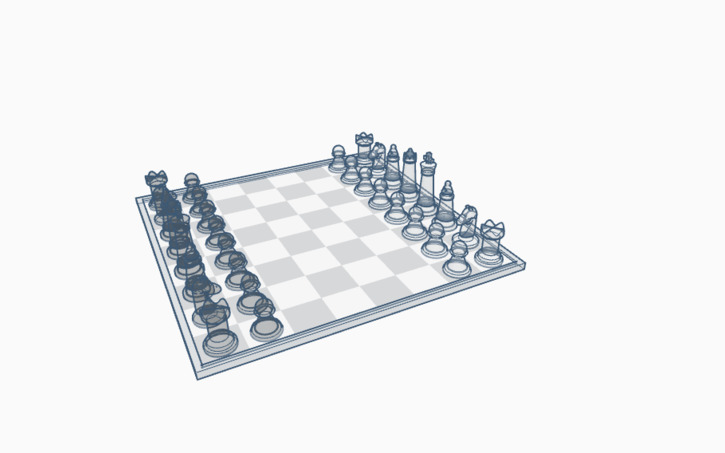 Titan Chess Set, 3D CAD Model Library