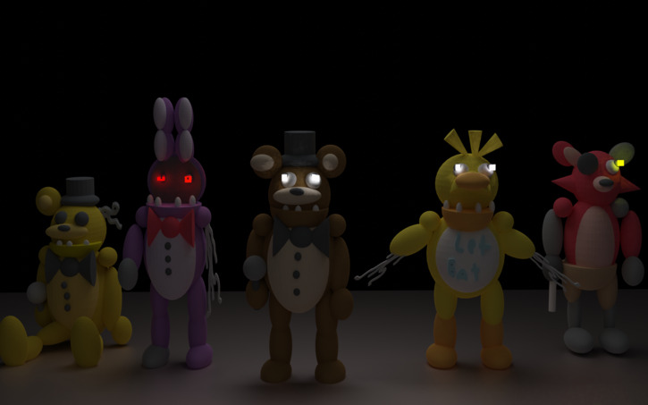 OS WITHERED SÃO OS ANIMATRONICS DO FNAF 1? 