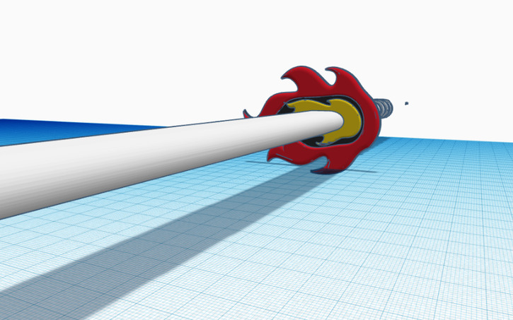 3d Design Demon Slayer Rengoku Sword Tinkercad