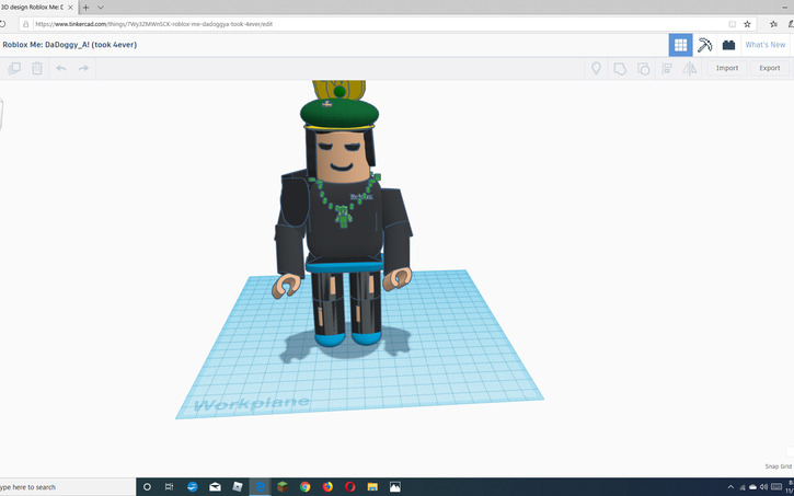 3d Design Roblox Me Dadoggy A Took 4ever Tinkercad