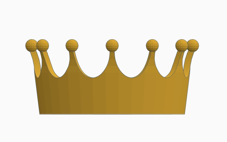 3D design Crown - Tinkercad