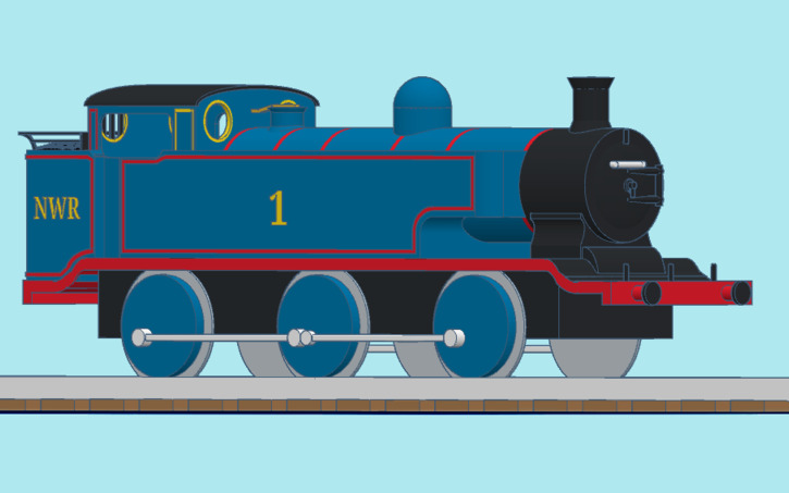 3D Design Thomas The Tank Engine (LBSC Class E2 Mk2) - Tinkercad