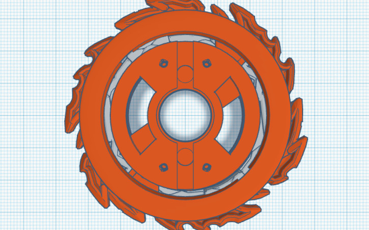 3D design Magma-G03 Ifritor Ciquex Jaggy-Q+Wave - Tinkercad