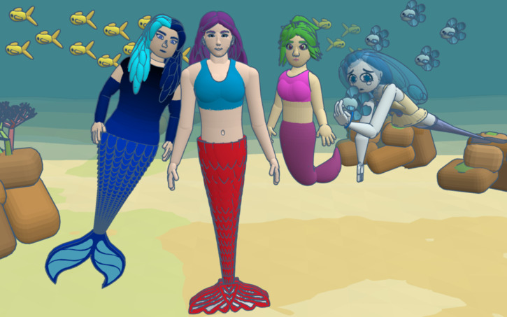 3d Design The Mermaid Cove Tinkercad