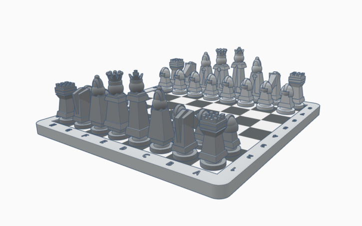 3D Chess Masterclass: TinkerCAD Walk-Through Video by 3D-PT