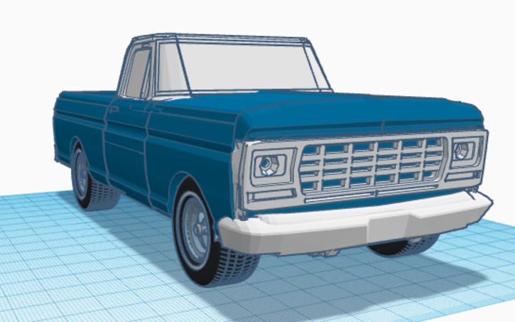 1979 ford f150 | Tinkercad