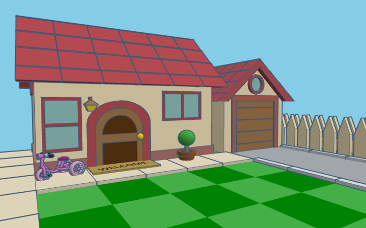 3D design Crazy dave house - Tinkercad