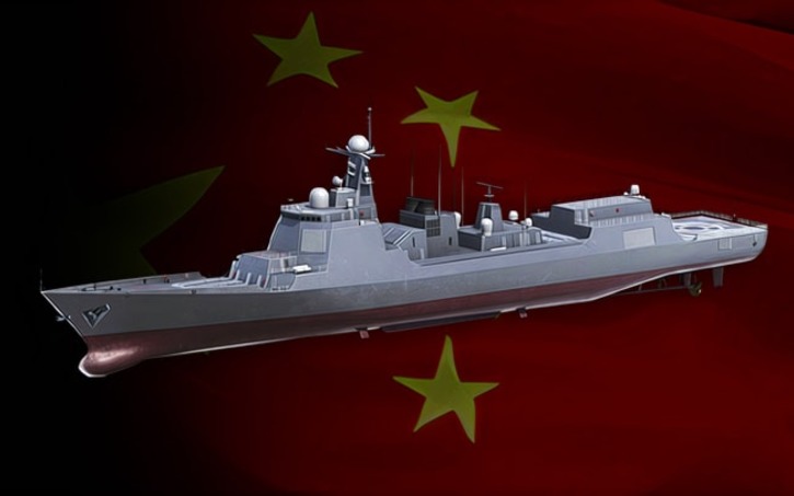 3D design LNS Type-052DL Luyang III-Class Destroyer - Tinkercad