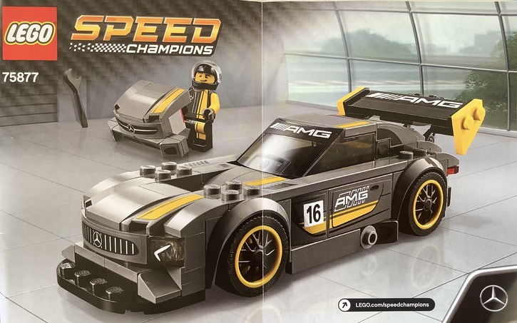 3D design AMG GT3 Lego Set | Tinkercad