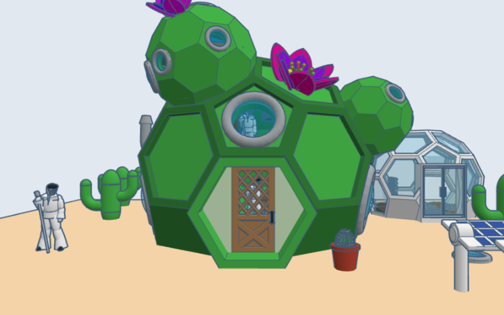 3D design Cactus Cottage™ - Tinkercad