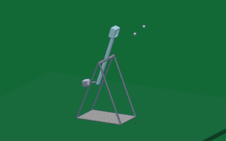 3D design Sim Lab Trebuchet - Tinkercad