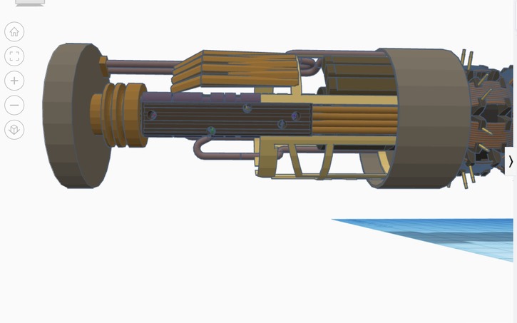 3D design Lightsaber #5 Interior Guts - Tinkercad