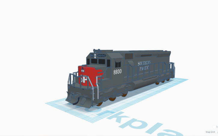 Museum Quality HO Scale EMD SD45X, Southern Pacific/As Delivered