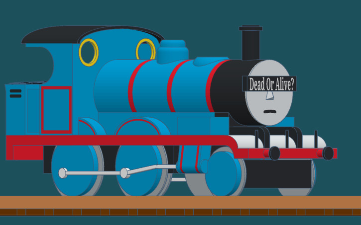 3D design The Lost Little Blue Engine (Hawin The Lost Engine) - Tinkercad