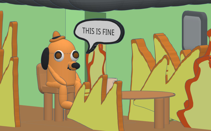 Iconic 'This is Fine' Meme Completes a Decade, Cartoonist Celebrates With a  Tweet - News18