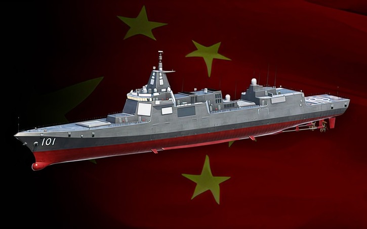 3D design LNS/CN-Type 055 Renhai Class Super Destroyer - Tinkercad