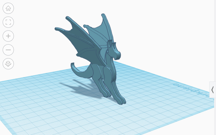 3D design Dragon - Tinkercad