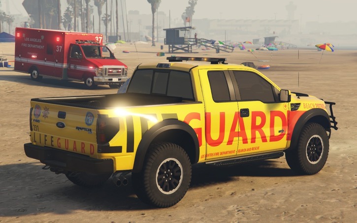 3D design GTA V Lifeguard Ford® Raptor - Tinkercad