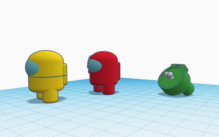 Among Us Characters Tinkercad