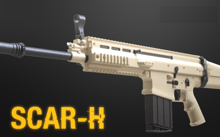 3D design Scar-H 