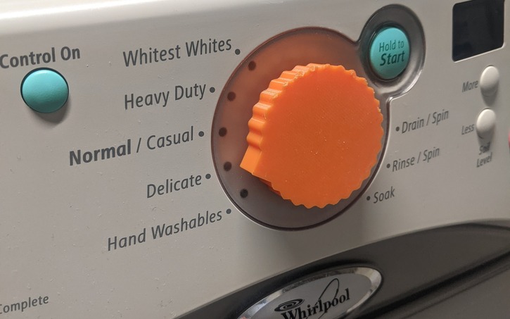 3D design Whirlpool Washing Machine Dial | Tinkercad