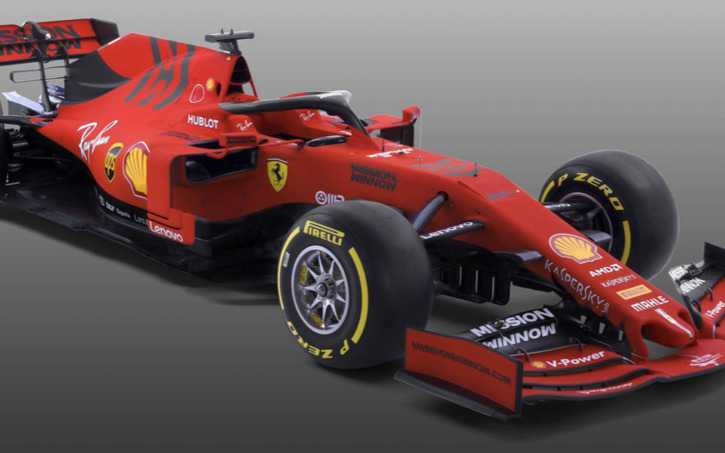 3D design Ferrari Mission Winnow F1 Car - Tinkercad