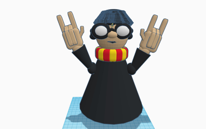 3D design Harry Potter Rapping - Tinkercad