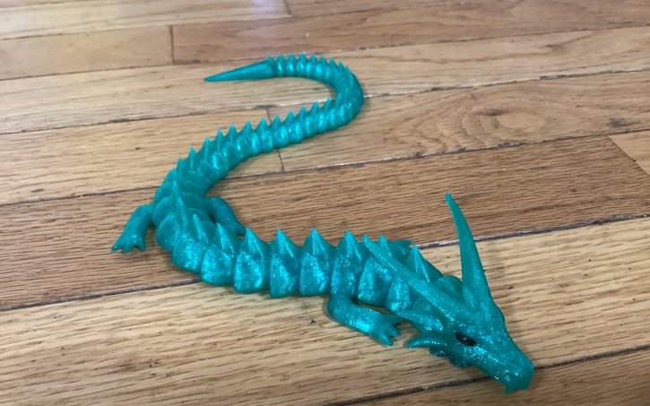 3D design Articulated Ice Dragon - Tinkercad