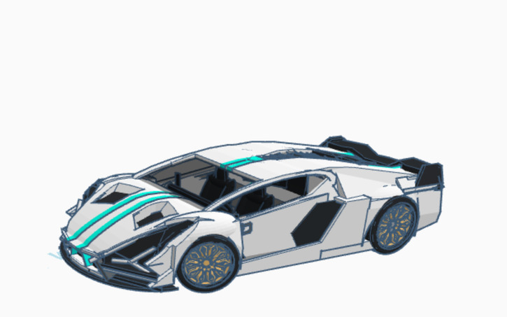 Lamborghini Sian FKP37 ED | Tinkercad