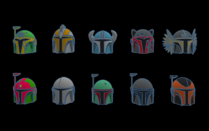 3D design Mandalorian Helmets - Tinkercad