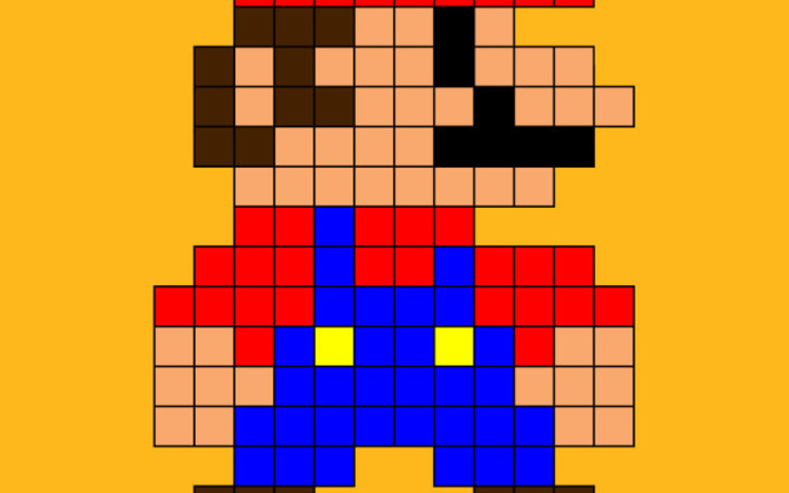 3D design Pixel Mario | Tinkercad