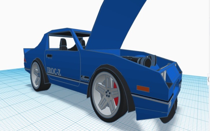 3D design CAMARO IROC-Z28 - Tinkercad